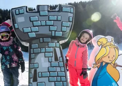 Jeux sur neige en famille à La Bresse dans les Vosges à La Bresse